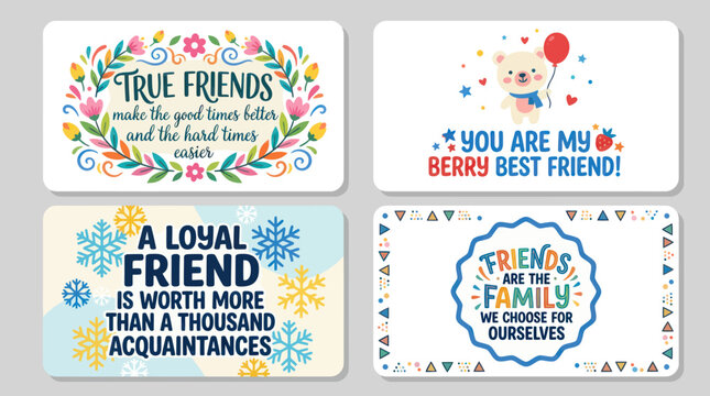 Friendship quotes and graphics