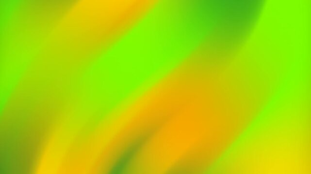 Vibrant citrus fluid motion background with green and yellow gradient waves