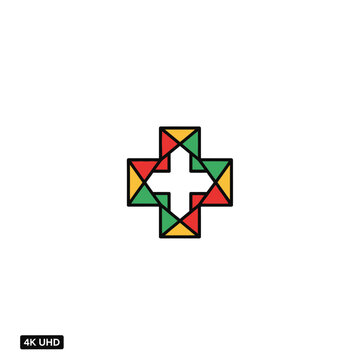 IconaStudio celebrates Swiss National Day with a cultural illustration of a musician playing an alphorn against a mountain backdrop in a minimalist vector style