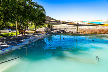 Obraz premium Thermopolis Hot Springs State Park Public Thermal Pool