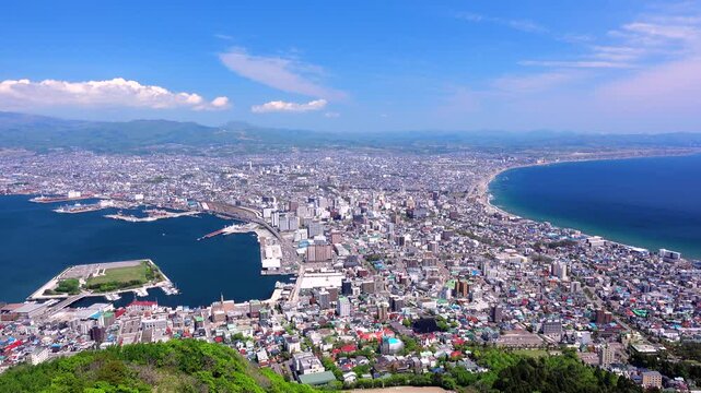 函館山より望む函館市街地