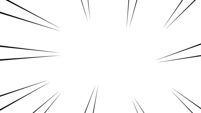 Fast moving screen line effect white background