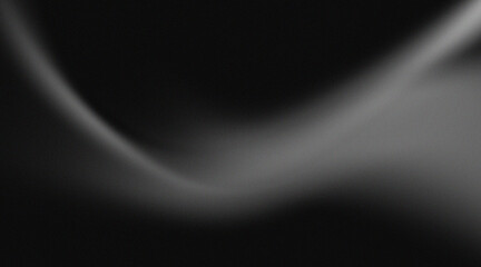 Abstract grainy monochrome background with elegant light curve © danu ardi