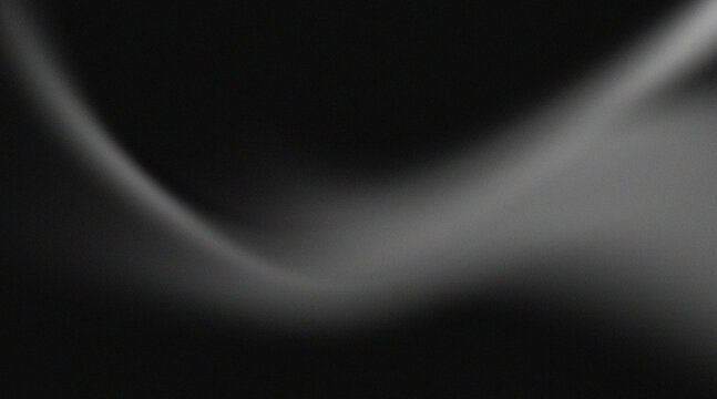 Abstract grainy monochrome background with elegant light curve