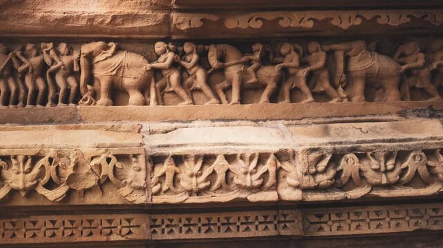 UNESCO World Heritage Khajuraho Temple Sculptures and Ancient Indian Art