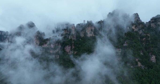 Beautiful landscape in Zhangjiajie National Forest Park, China