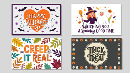 Halloween holiday greetings collection © Cracker