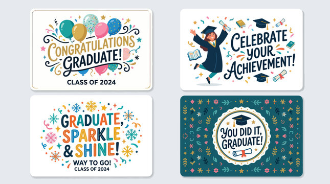 Graduation celebration designs collection