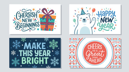 Holiday greetings and celebration graphics © DanvataLabs