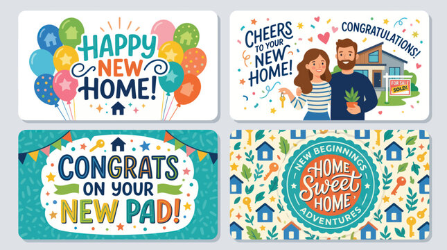 Happy new home celebration designs