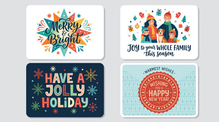 Holiday greetings collection © Danvata