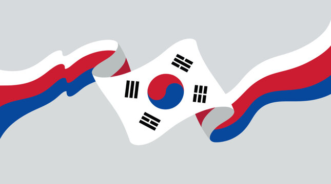 National flags intertwined