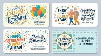 Retirement celebration greetings and wishes © Ditz