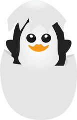 Fototapeta premium Small penguin icon. vector illustration