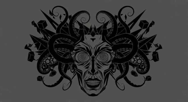 skull with wings