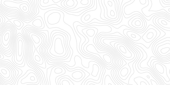 White wave paper curved reliefs abstract background. Abstract topographic contours map background. Topographic map patterns, topography line map.