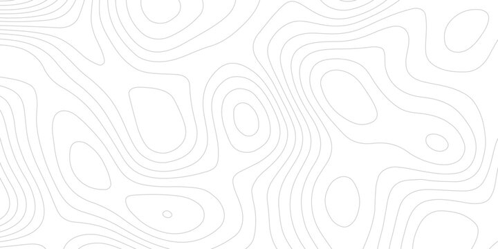 White wave paper curved reliefs abstract background. Abstract topographic contours map background. Topographic map patterns, topography line map.