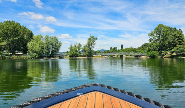 mit dem Boot auf der AltenDonau 