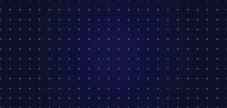 Blue HUD grid line and dots Tech Background. Square grid line texture  Interface. Abstract Futuristic High Tech backgrounds. 
