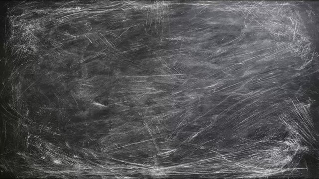 Chalkboard chalk smudge subtle drifting background for presentation seamless loop hand drawn digital animation