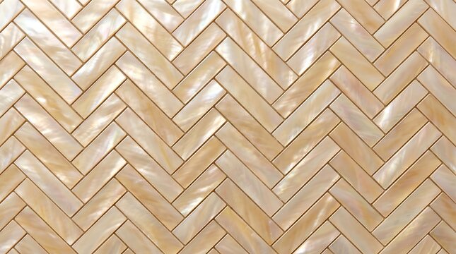 Mother of pearl herringbone tile texture background