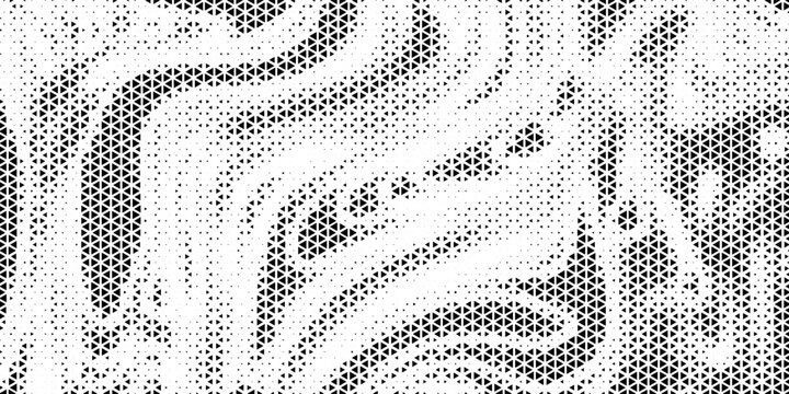 abstract geometric triangle halftone pattern background vector