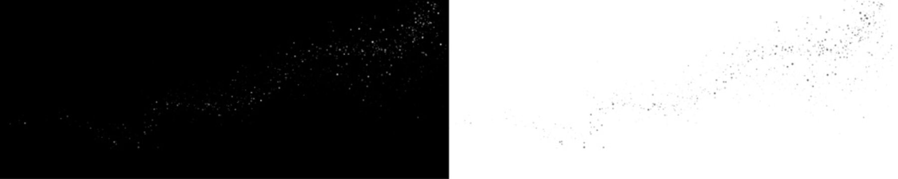 Shiny white glitter particles with radiant glow, elegant abstract festive background for premium celebration design and modern branding visuals.
