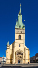 Obraz premium Kirche Mariä Himmelfahrt Usti nad Labem