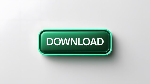 Classic Green Download UI Button with Rounded Rectangle Design