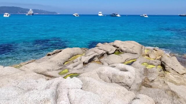 Beach in the Taillat Cape near Saint-Tropez, South of France