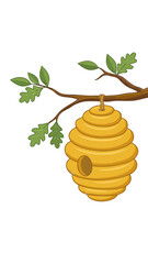 Fototapeta premium bee home , honey
