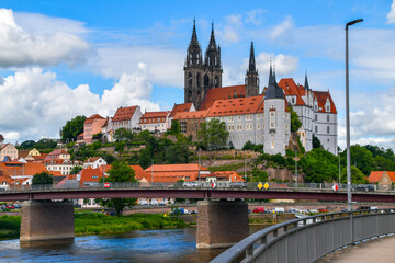 Fototapeta premium Albrechtsburg castle in Meissen, Germany. 