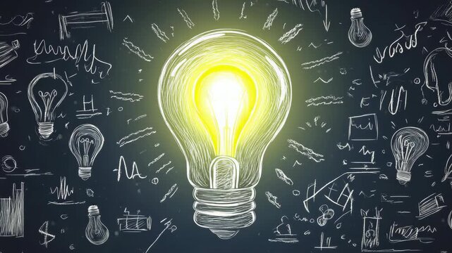 Creative brainstorming graphic design