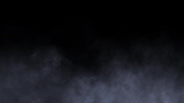 Realistic steam, fog, or smoke drifting across the frame, alpha channel for transparent background, 4K 24P.
