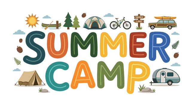 Children enjoy outdoor summer camp with fun activities and adventures