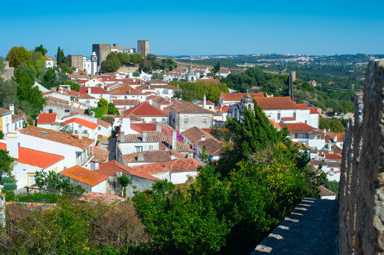 Obidos castle travel medieval Portugal