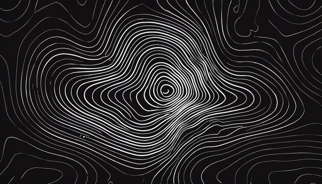Abstract Tree Ring Png Topographic Map Design Contour Map Concept Thin Wavy Lines