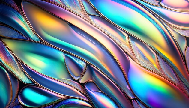 Iridescent Opal Texture Background