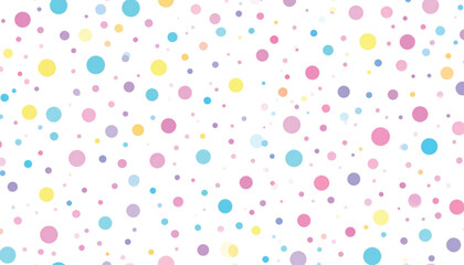 Obraz premium Colorful Polka Dots Pattern Background.