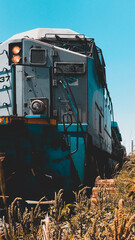 Close View of a Freight Train Engine © Antonino Visalli