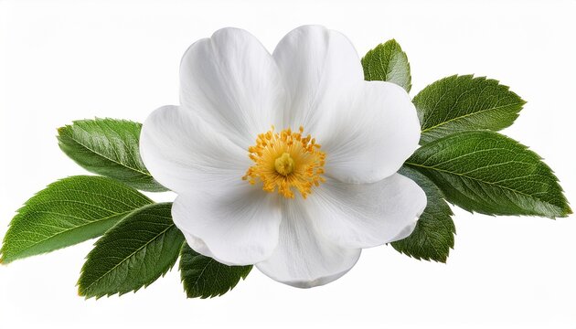 Flor Blanca Aislada