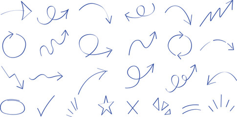 Creative Scribble Arrow Collection for Notes, Markups and Annotations © Ashes Studio