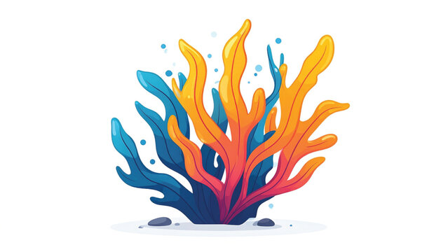 Colorful Coral Reef Marine Life.