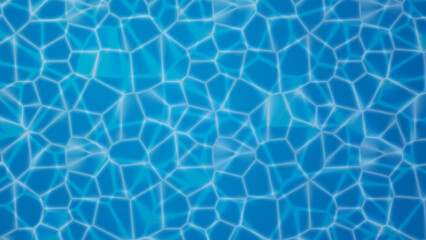Obraz premium procedural art, blue swimming pool water ripples background texture