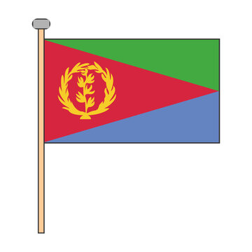 Eritrea Flag Pole Design