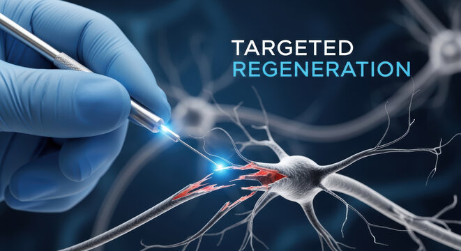 Gene editing therapies enable targeted regeneration of damaged nerve cells for advanced medical treatment and scientific innovation