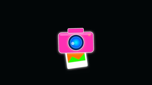 Minimalist pink digital cameras float against deep black environment as summer travel equipment representing shoulder season photography gear for capturing vibrant moments in a artistic style