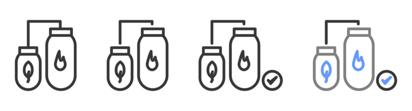 The Ultimate feedstock Styles with Variations Line of icon set vector illustration