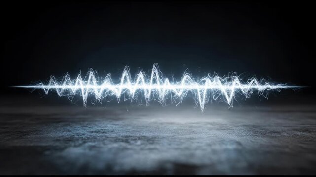 Emotion Mesh Pulse Seamless Loop Animation, Adaptive Emotional Signal Waveform for AI Sentiment Analysis Background and Digital Communication.