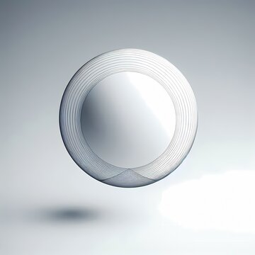white circle frame